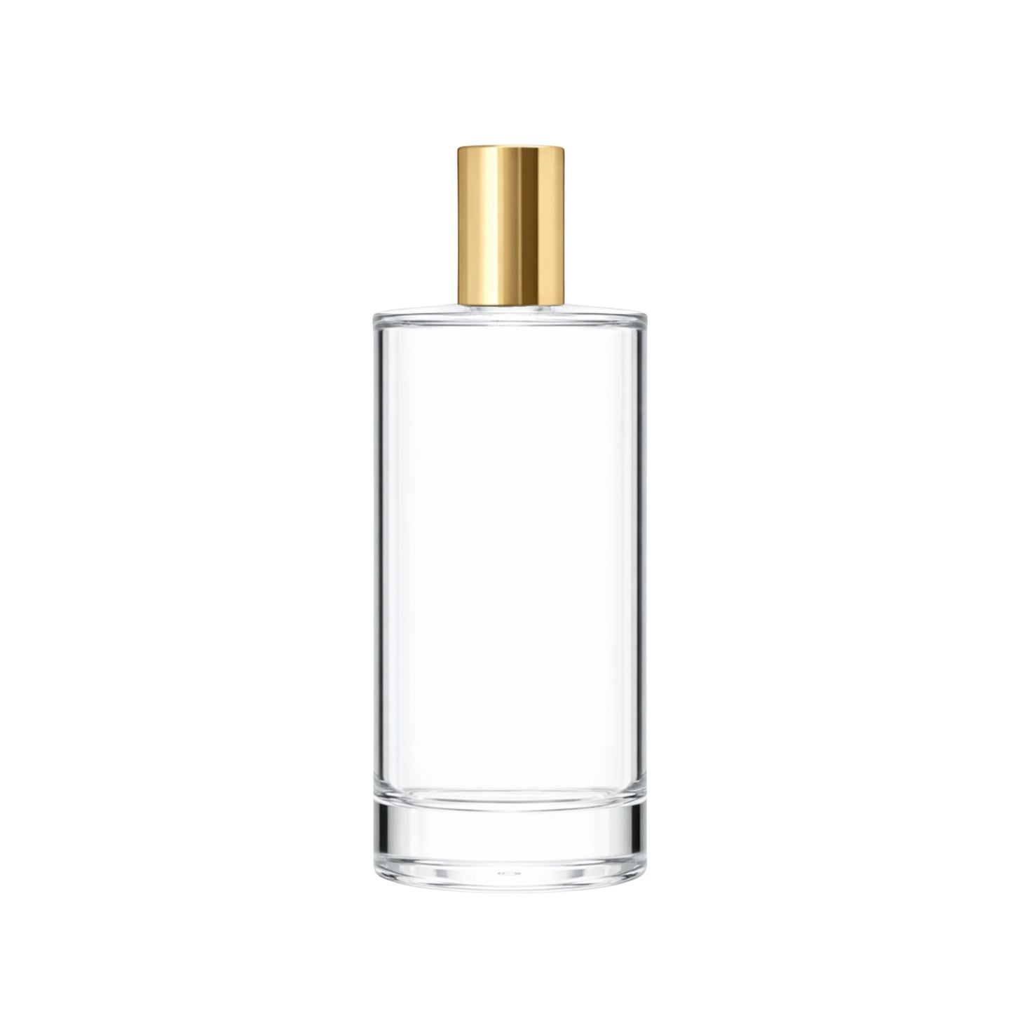 Charlotte glass bottle with gold cap
