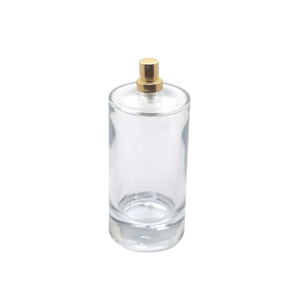 100ml Charlotte Clear Round Glass Bottle