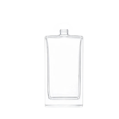 100ml Clayton Clear Square Glass Bottle