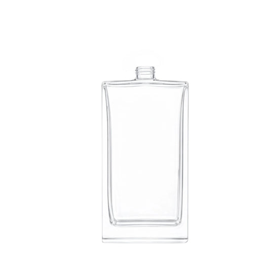 100ml Clayton Clear Square Glass Bottle