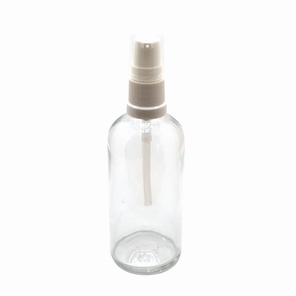 100ml Dropper Clear Round Glass Bottle