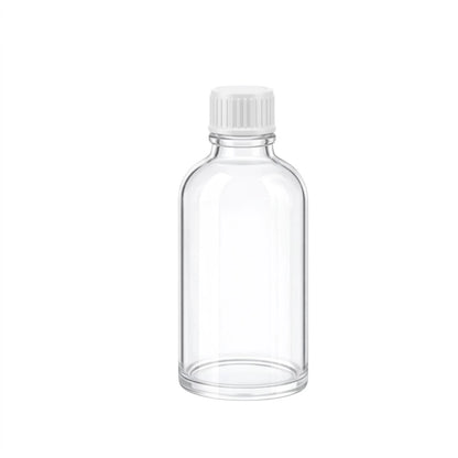 100ml Dropper Clear Round Glass Bottle