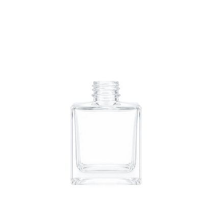 100ml Cube Clear Square Glass Diffuser Bottle