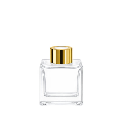 100ml Cube Clear Square Glass Diffuser Bottle