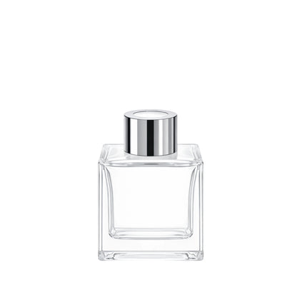 100ml Cube Clear Square Glass Diffuser Bottle