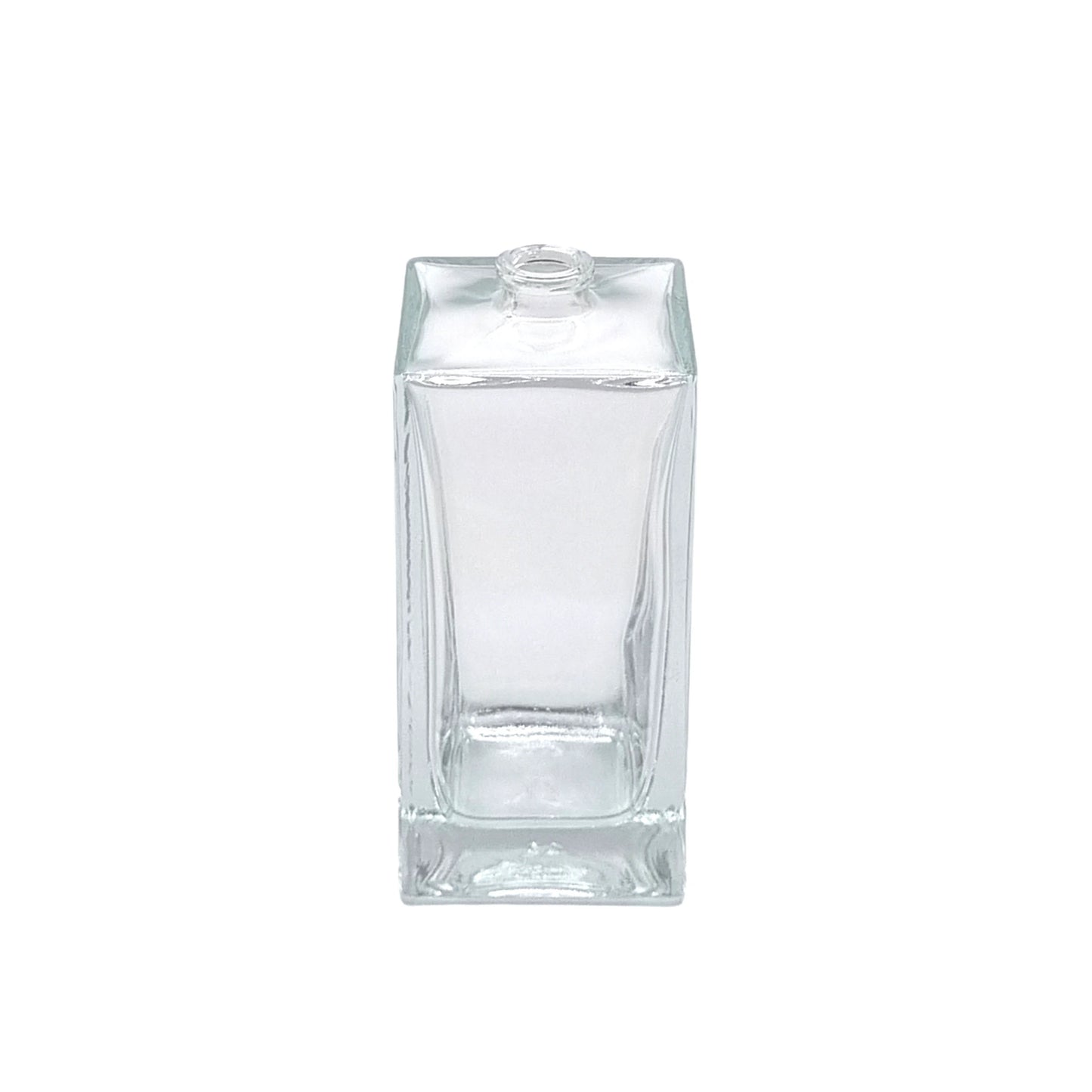 100ml Delacroix Clear Square Glass Bottle