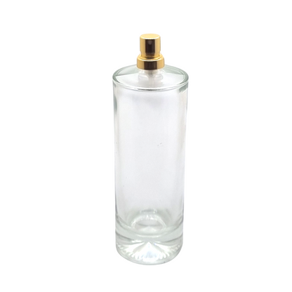 100ml Durer Clear Round Glass Bottle (Pallet Qty 2,592 Units)