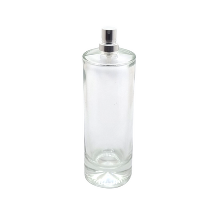 100ml Durer Clear Round Glass Bottle (Pallet Qty 2,592 Units)