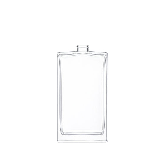 100ml Everest Clear Rectangle Glass Bottle
