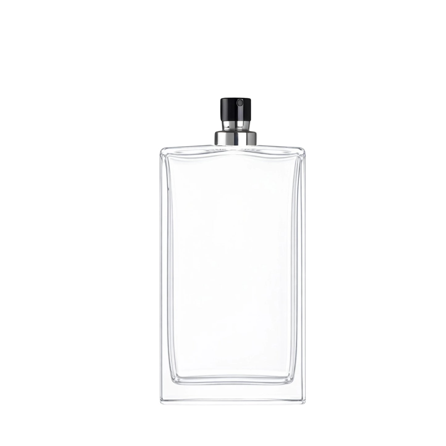 100ml Everest Clear Rectangle Glass Bottle