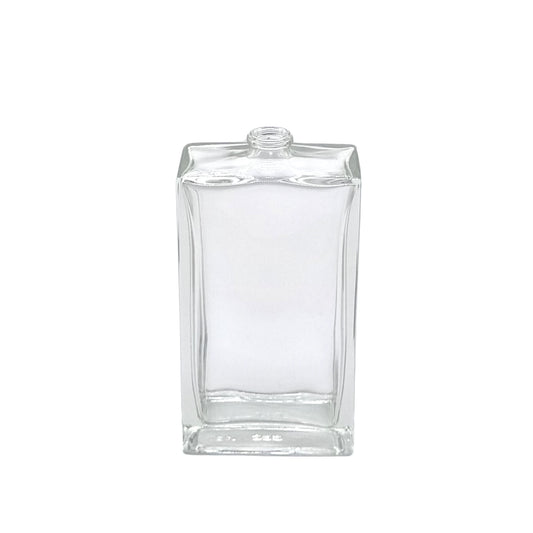 100ml Everest Clear Rectangle Glass Bottle