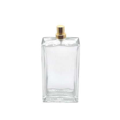 100ml Everest Clear Rectangle Glass Bottle