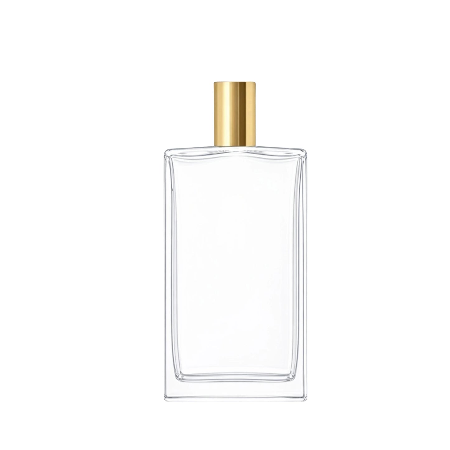 100ml Everest Clear Rectangle Glass Bottle
