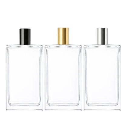 100ml Everest Clear Rectangle Glass Bottle