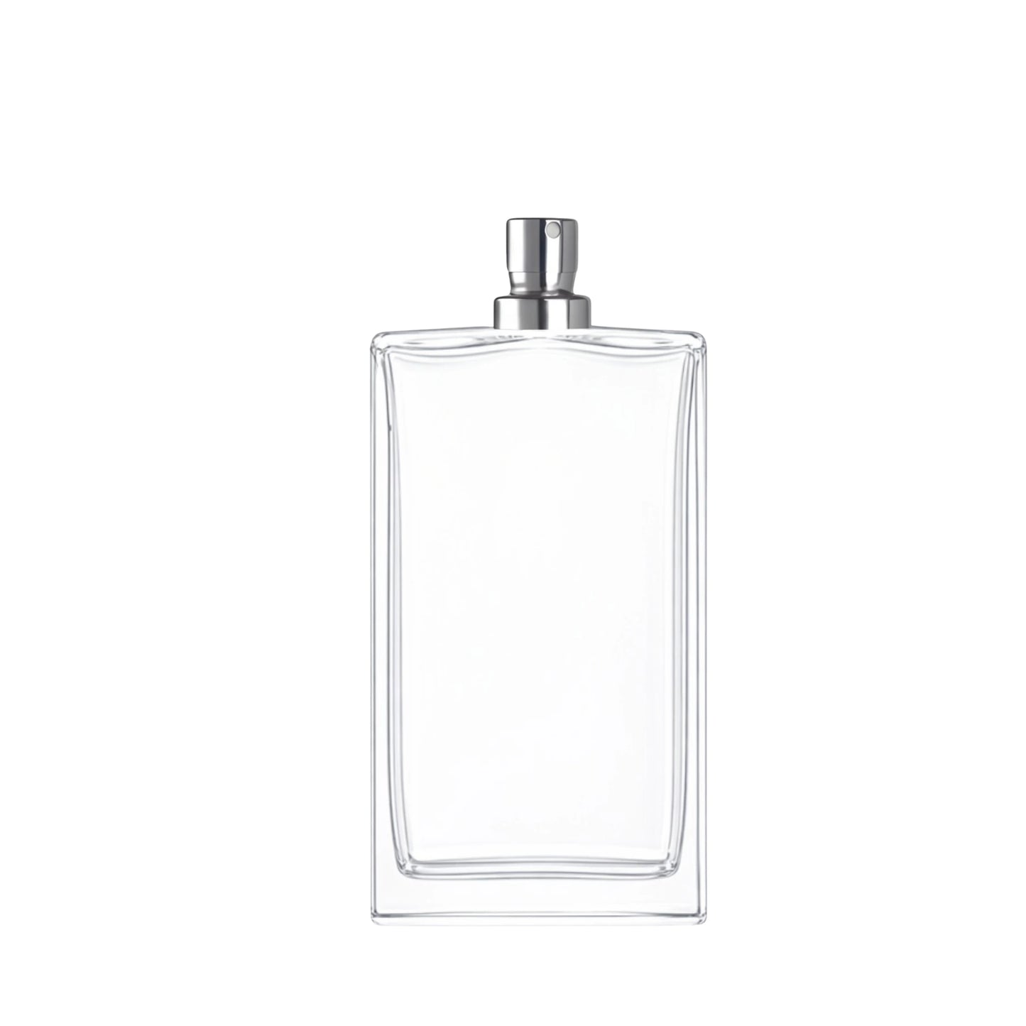 100ml Everest Clear Rectangle Glass Bottle