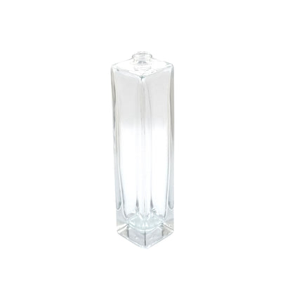 100ml Klee Clear Square Glass Bottle