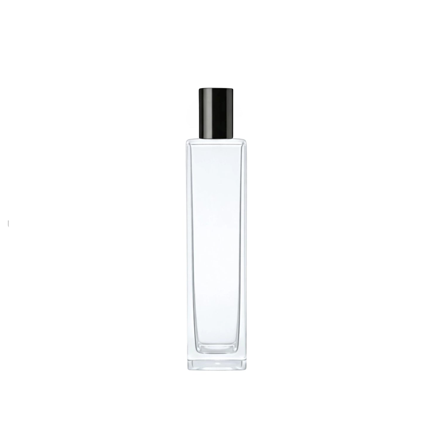 100ml Klee Clear Square Glass Bottle
