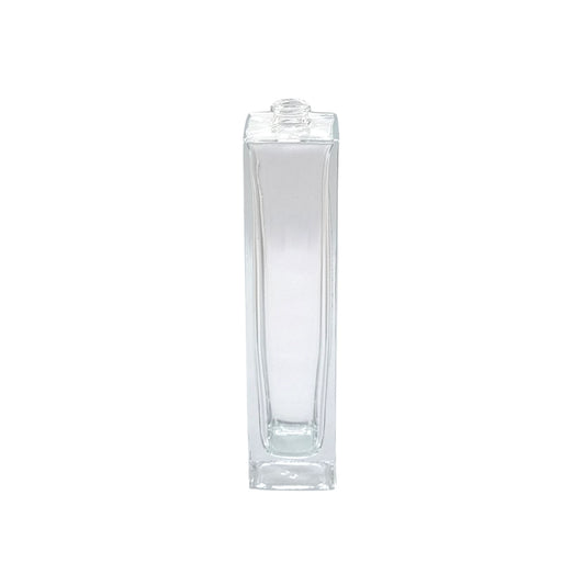 100ml Klee Clear Square Glass Bottle