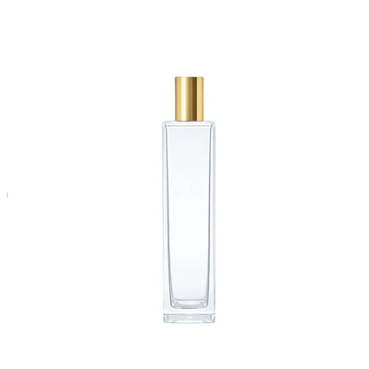 100ml Klee Clear Square Glass Bottle
