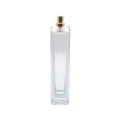 100ml Klee Clear Square Glass Bottle