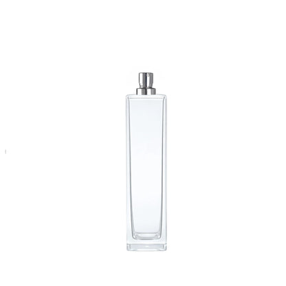 100ml Klee Clear Square Glass Bottle