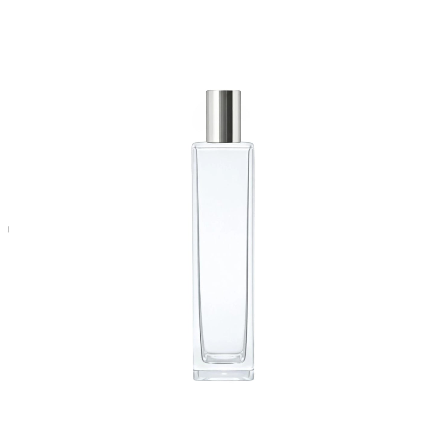 100ml Klee Clear Square Glass Bottle