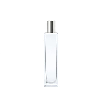 100ml Klee Clear Square Glass Bottle