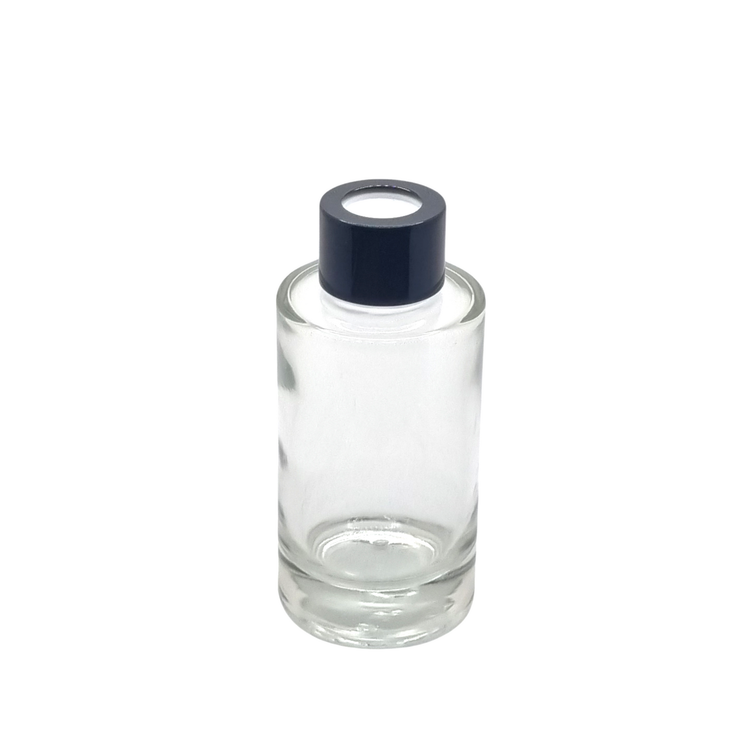 100ml Tall Lotus Clear Round Glass Diffuser Bottle