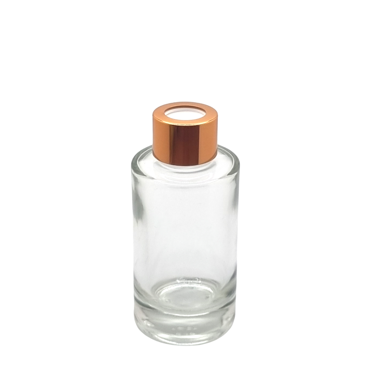 100ml Tall Lotus Clear Round Glass Diffuser Bottle