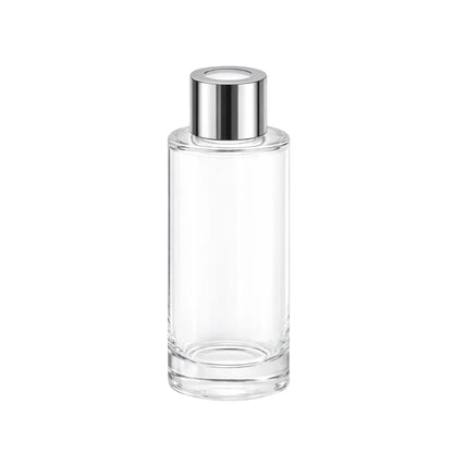 100ml Tall Lotus Clear Round Glass Diffuser Bottle