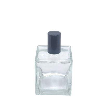 100ml picasso glass bottle with black over cap