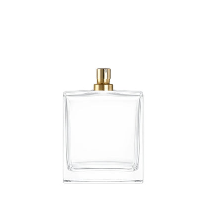 100ml Picasso Clear Square Glass Bottle