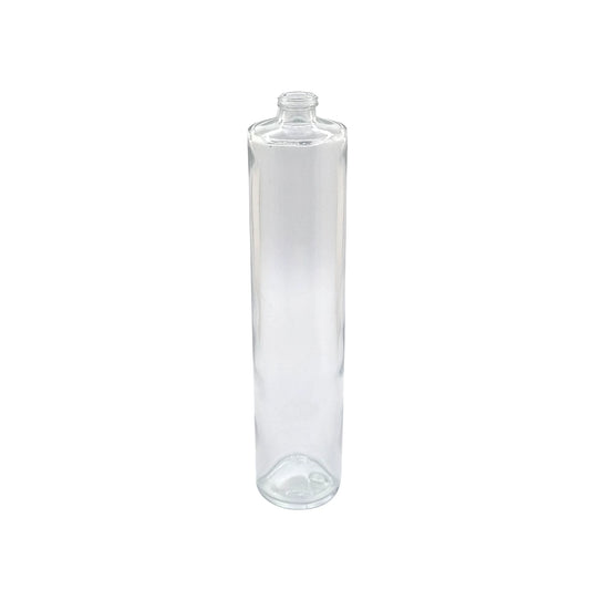 100ml Tall Cuban Clear Round Glass Bottle