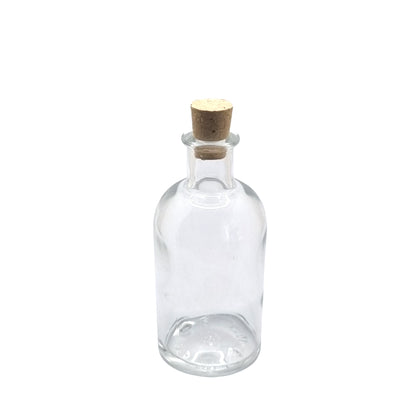100ml Vecchia Clear Round Glass Bottle