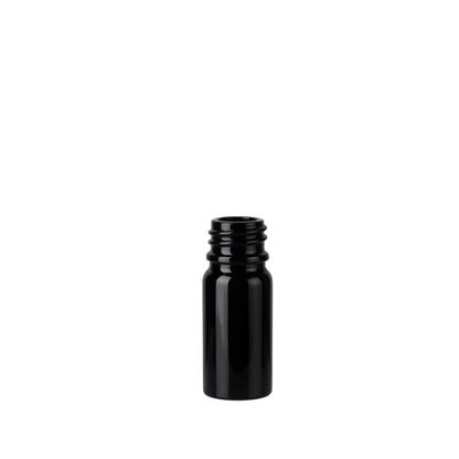 10ml Black Round Glass Dropper Bottle