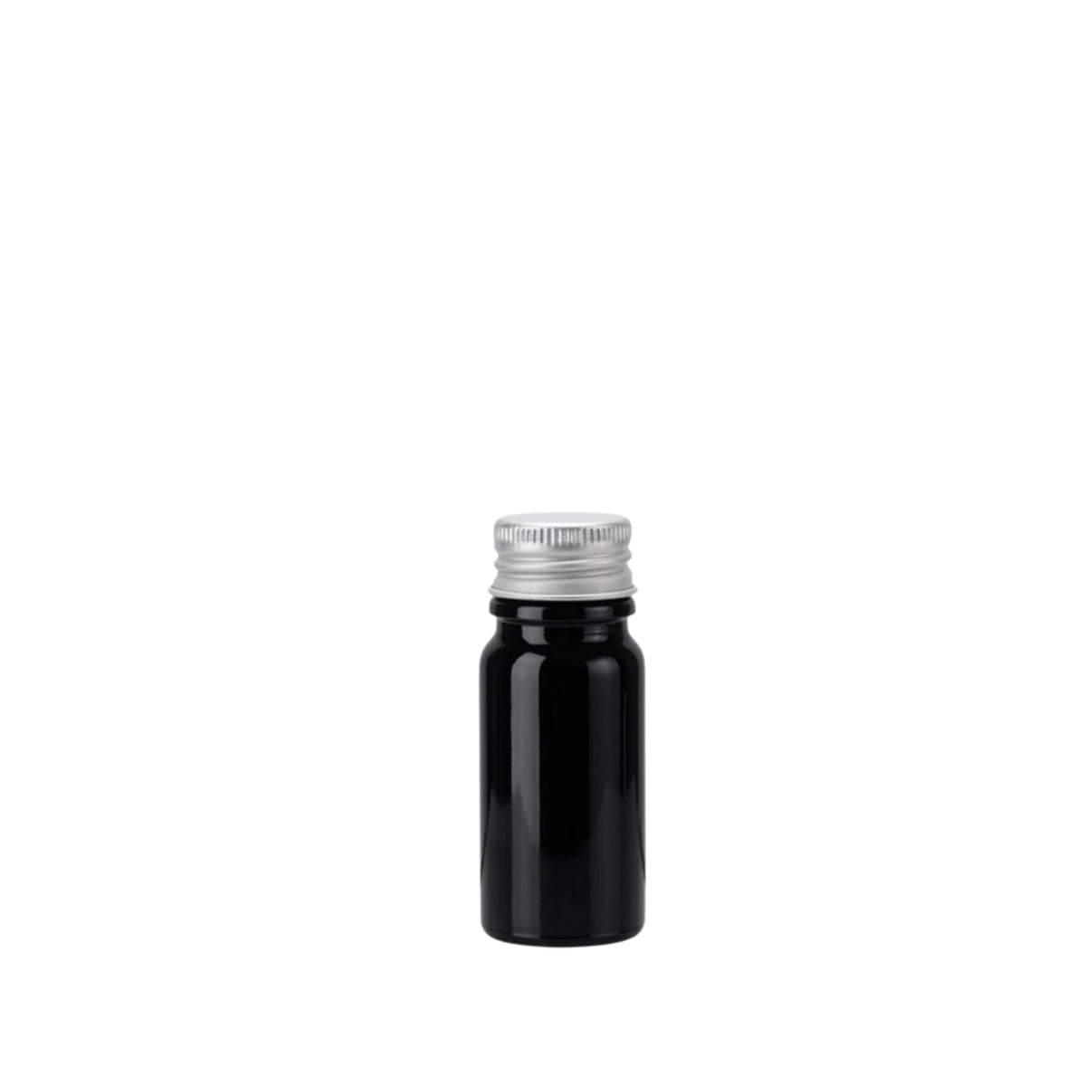 10ml Black Round Glass Dropper Bottle