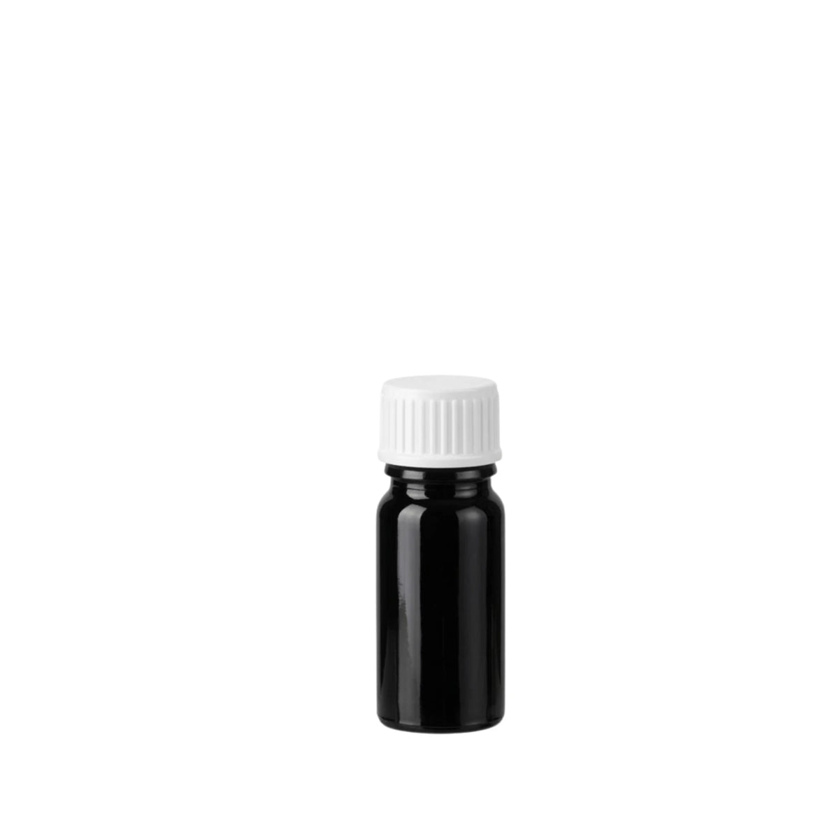 10ml Black Round Glass Dropper Bottle