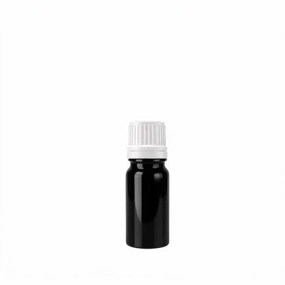 10ml Black Round Glass Dropper Bottle