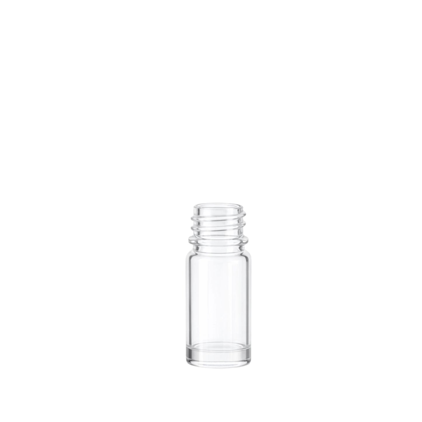 10ml Dropper Clear Round Glass Bottle