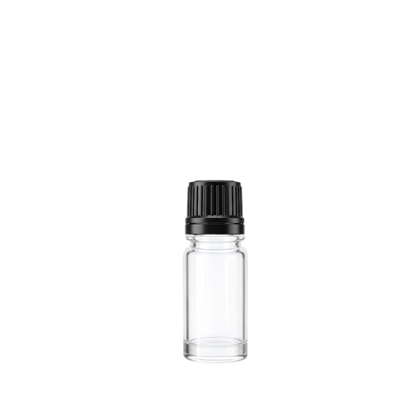 10ml Dropper Clear Round Glass Bottle