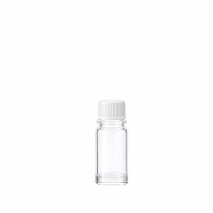 10ml Dropper Clear Round Glass Bottle