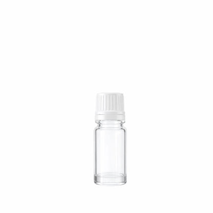10ml Dropper Clear Round Glass Bottle
