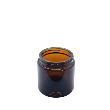 120ml Ointment Amber Round Glass Jar