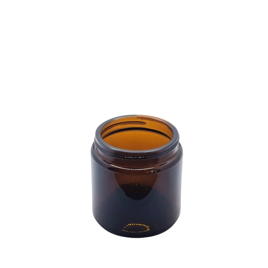 120ml Ointment Amber Round Glass Jar