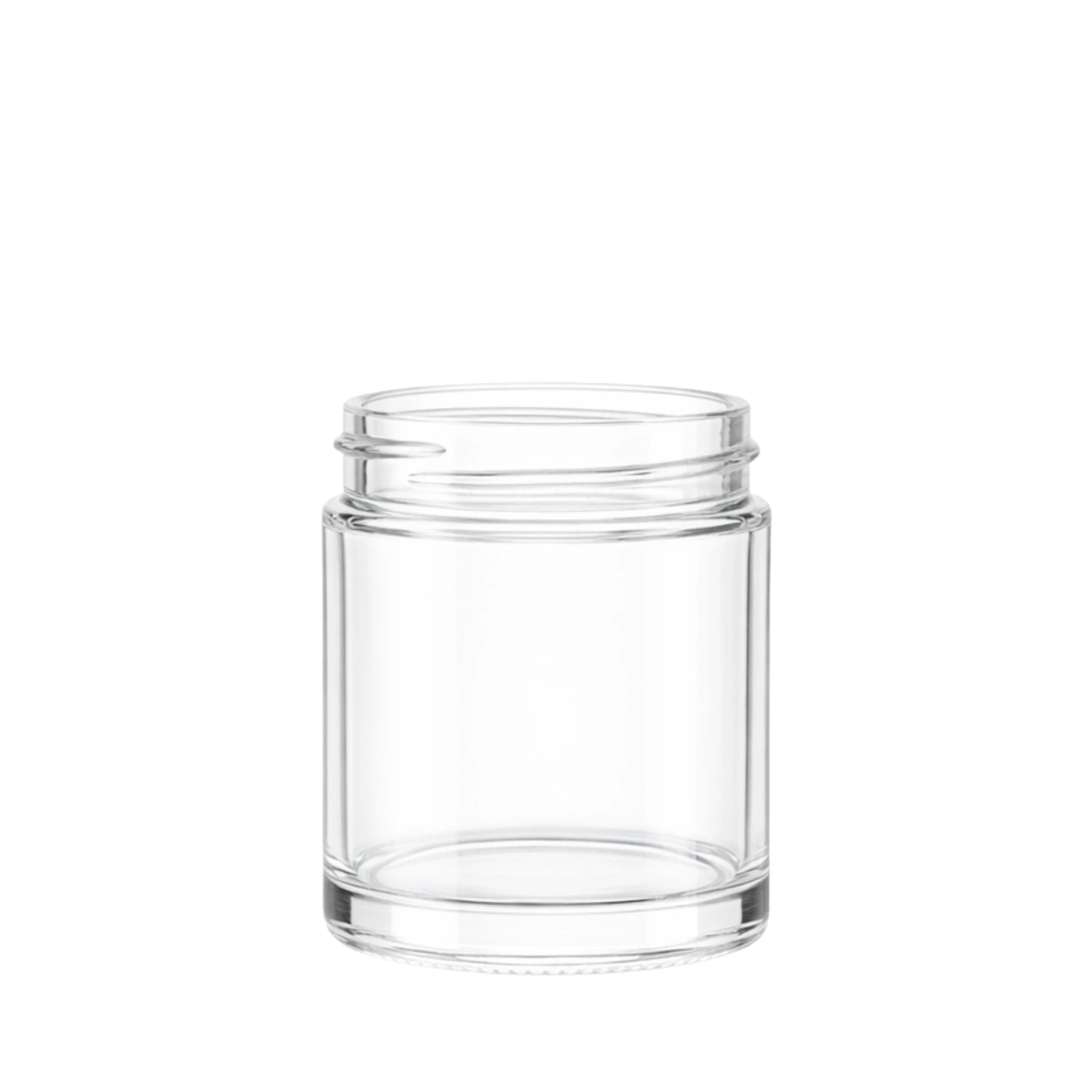 120ml Clear glass candle jar