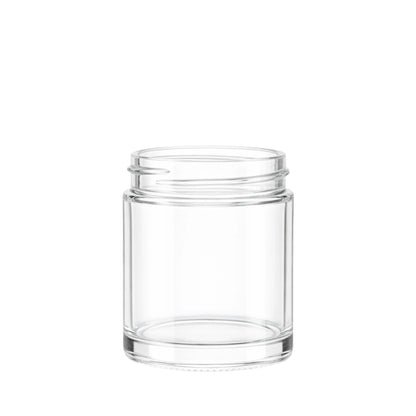 120ml Clear glass candle jar