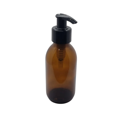 150ml Alpha/Sirop Amber Round Glass Bottle