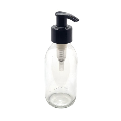 150ml Alpha/Sirop Clear Round Glass Bottle