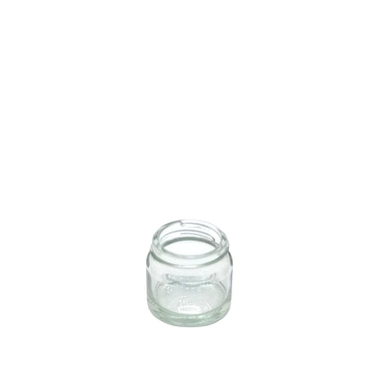 15ml Ointment Clear Round Glass Jar