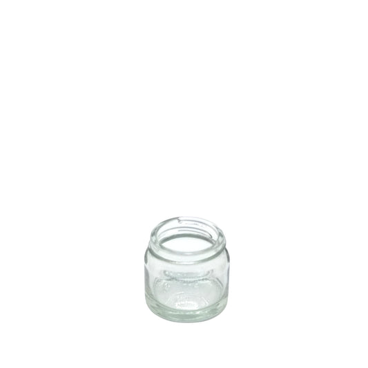 15ml Ointment Clear Round Glass Jar